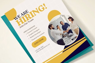 make unique hiring flyers
