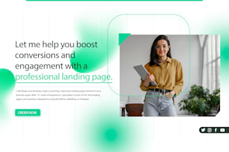 do landing page design development