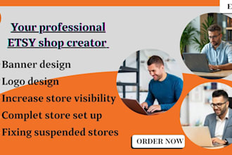 do etsy banner design, etsy logo, shop branding, etsy cover photo