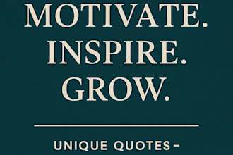 create unique and powerful motivational quotes using ai
