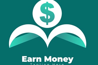 craft unique retro vintage money logo for your brand