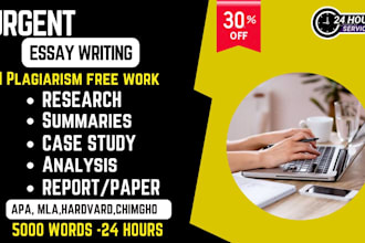 do essay writing, research and summary, case study analysis, report paper, apa