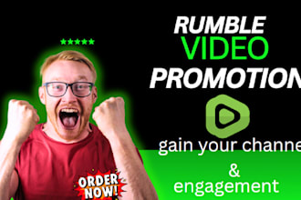 do organic rumble video promotion rumble video marketing