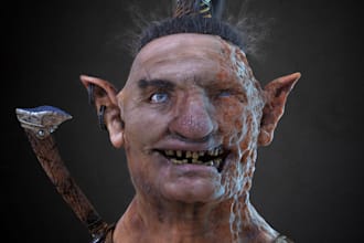 3d character modelling 3d metahuman game character for nft metaverse daz3d ue5