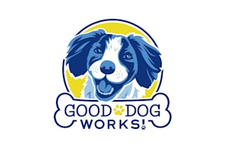 design good dog works logo