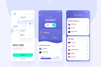 develop custom ios or android VPN app with kill switch, aes 256 encryption