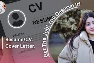 do professional cv design making, executive resume writing