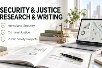 do homeland security research, criminal justice, public safety assigned projects