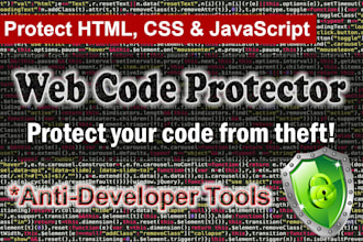 protect your HTML, CSS and javascript code