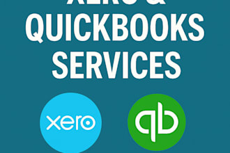 do bookkeeping using xero and quickbooks online