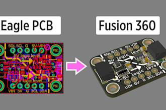 design custom electrical pcb board circuit in eagle, altium, kicad, pcb software