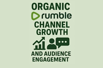 skyrocket your rumble channel with urgent organic targeted promotion