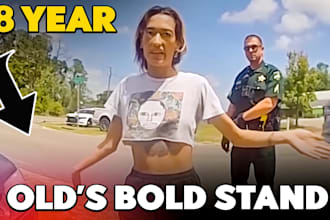 create high CTR true crime bodycam thumbnails for viral youtube videos