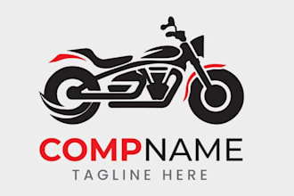 create modern awesome dirt bike logo for you