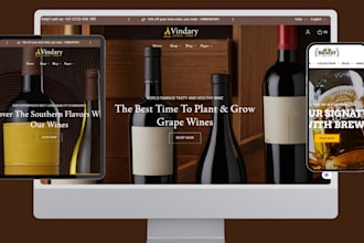 design wine shopify store wine website juice store beverage store liquor store