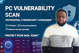 perform a windows PC vulnerability scan