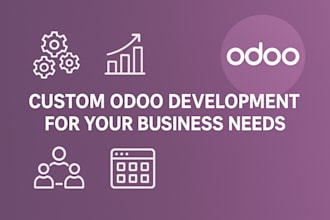 customize odoo modules to fit your business requirements