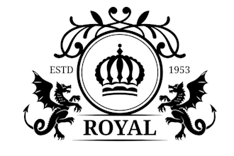 make a creative publisher heraldry logo design