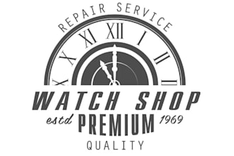 design awesome watch logo
