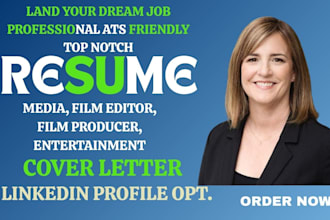 craft resume for  media, entertainment, video editor, film producer, film editor