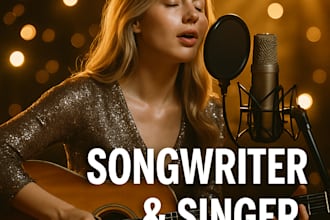 sing emotional vocals indie singer folk vocals storytelling vocals trance vocals