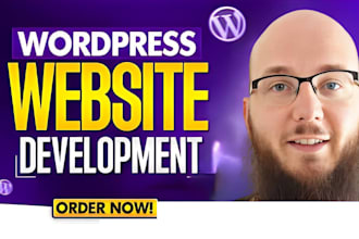 create, rebuild or redesign wordpress website or business website design