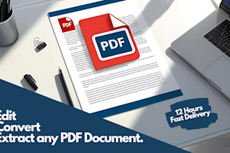 do PDF conversion and extract data from PDF