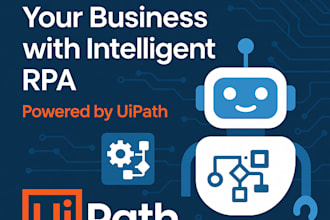 develop intelligent automation solutions with uipath rpa