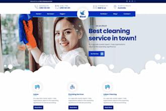 build stunning cleaning website power washing pressure washing booking website