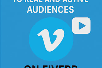 do organic vimeo video promotion to boost your views and audience