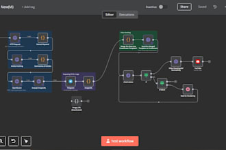 build n8n automation custom workflow, ai agent integration, and API integration
