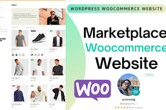 develop marketplace ecommerce website multivendor woocomerce