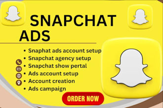 create and setup approved snapchat marketing, ads account, snapchat show
