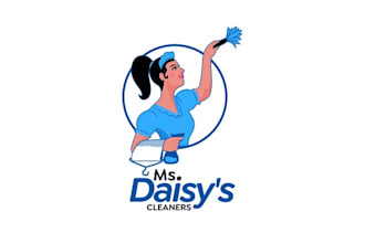 do update magnificent character logo for dry cleaners