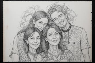 make  your portraits of your family in rome
