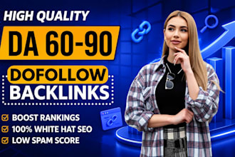 increase you website authority with da 90 dofollow permanent backlinks