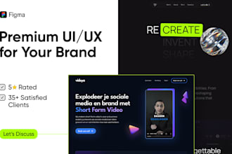 design eye catching ui ux for website and mobile
