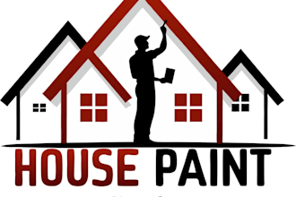 design outstanding painter logo with unlimited revision