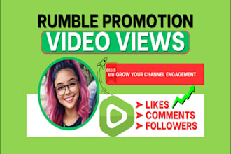 boost your rumble videos real promotion engagement