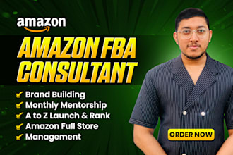 be your amazon fba consultant and amazon fba account manager