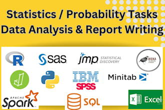 do data analysis with spss, excel, r, stata, excel, and python