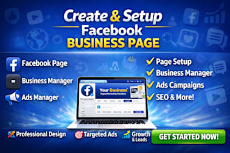 create and setup facebook business page fb business manager instagram ad manager