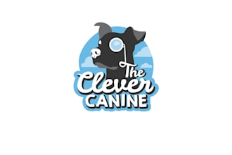 design fun creative dog training business logo
