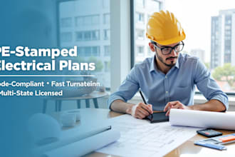 review and stamp electrical plans licensed professional engineer
