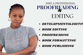 line by line proofread developmental edit nonfiction book fiction novel