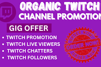 boost twitch live viewers, twitch channel promotion