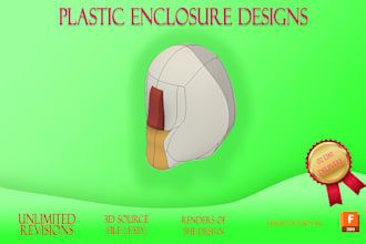 do plastic enclosure design for 3d printing