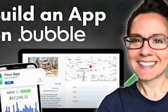 develop bubble io mvp saas marketplace website make ai automate n8n api made com