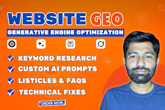 do website GEO or generative engine optimization for ai and chatgpt