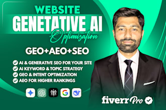 do website GEO or generative engine optimization for ai and chatgpt